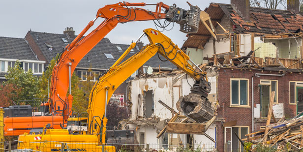 Why is it Necessary to remove Rubbish while knocking down a house